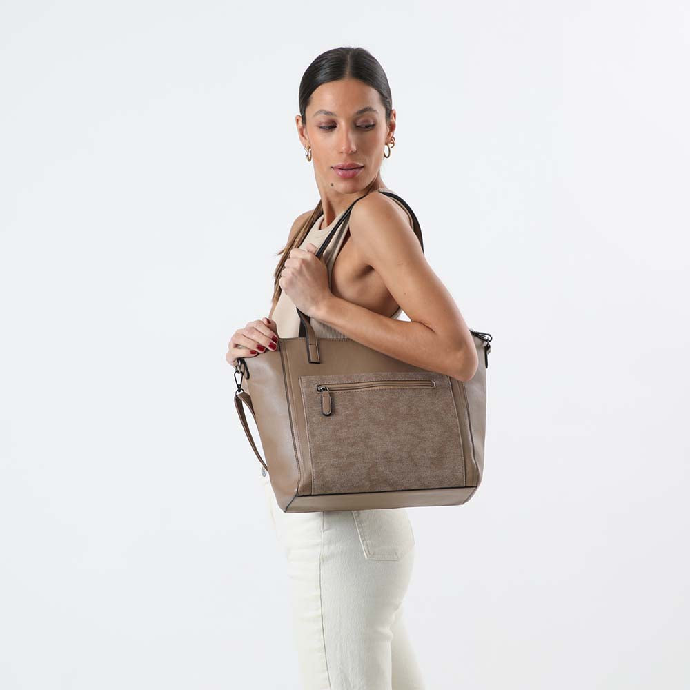 Cartera Hombro Juno Café Tatienne