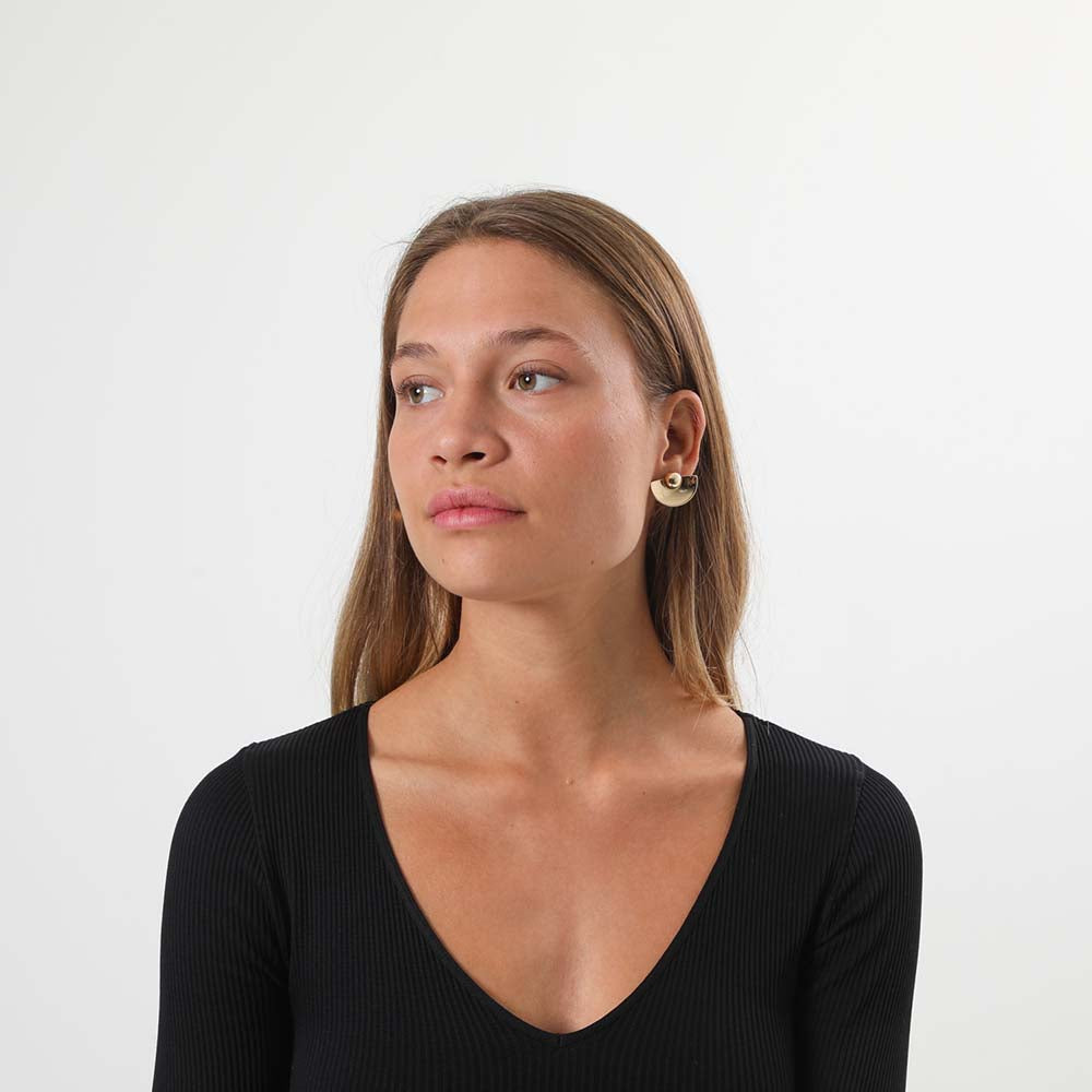 Aros Clip Argos Dorado Humana