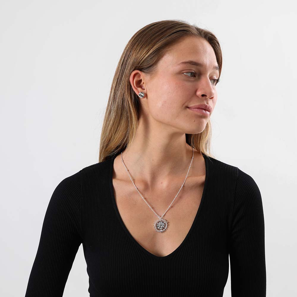 Collar Set Tarifa Plateado i-D