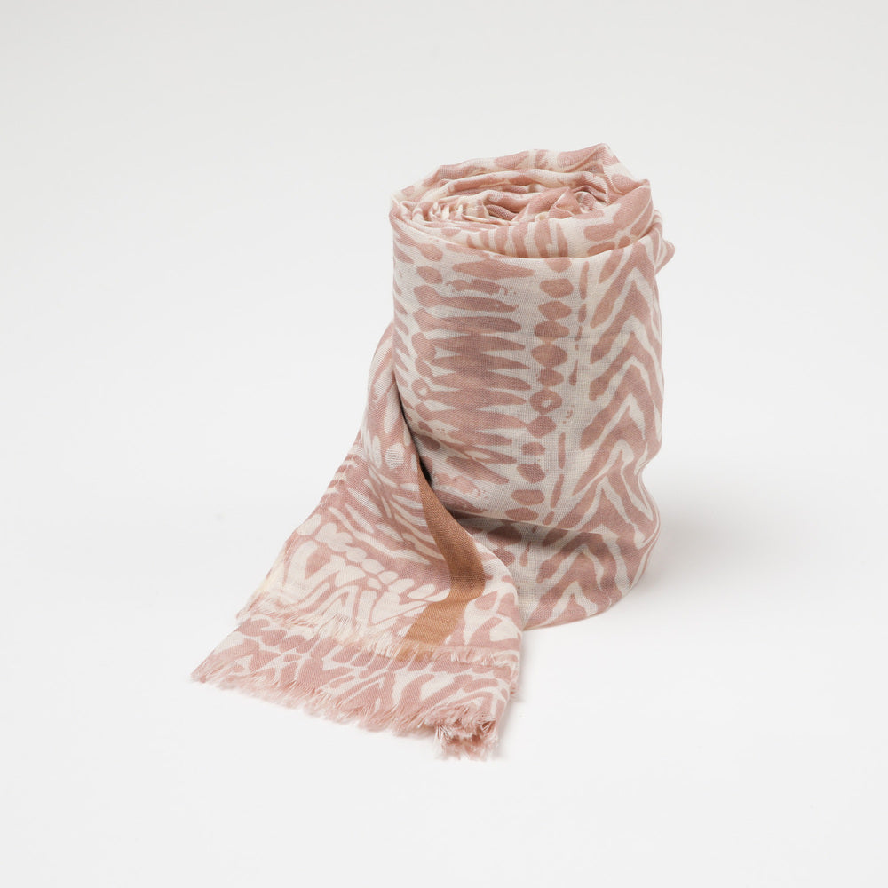 Pañuelo Estampado Ciprés Beige i-D