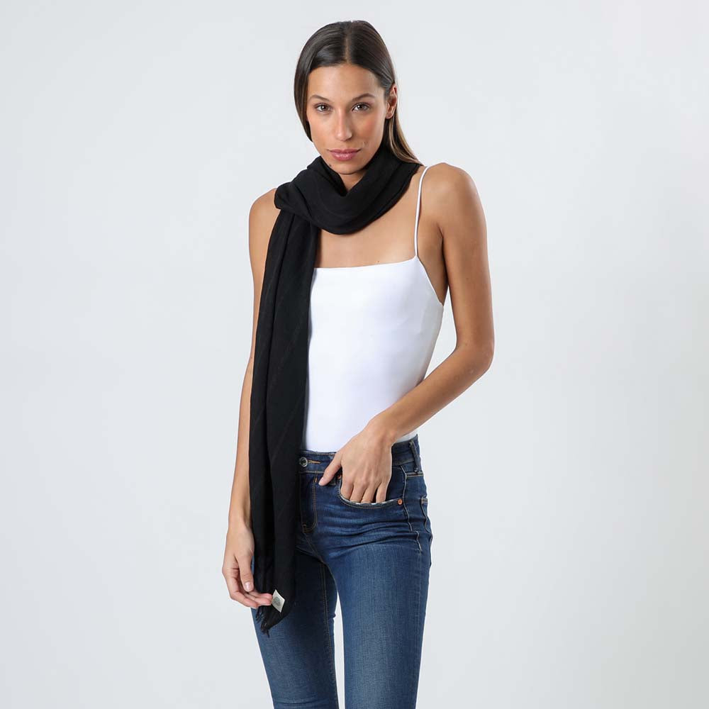 Pañuelo Liso Wolf Negro Humana