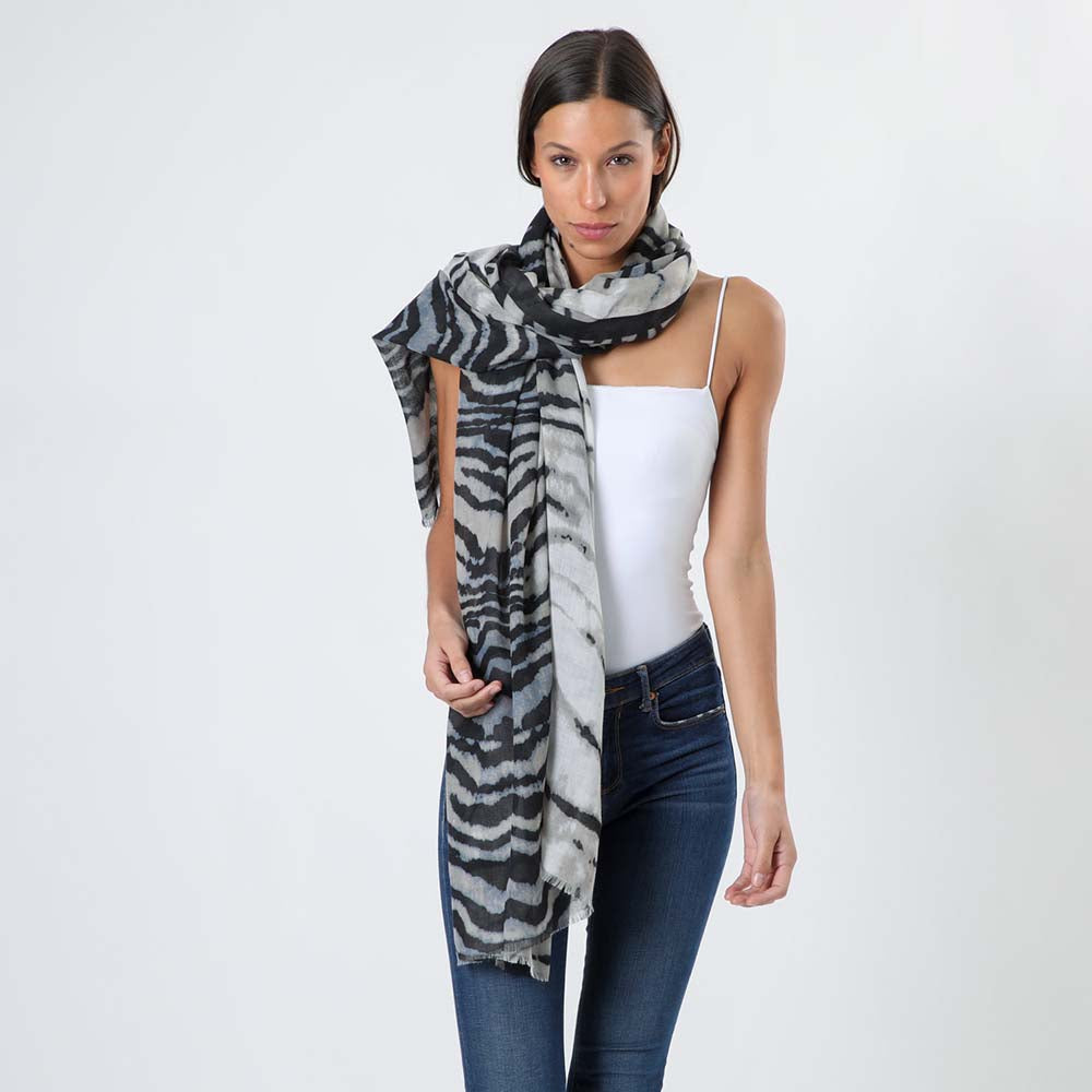 Pañuelo Estampado Feroz Negro Humana