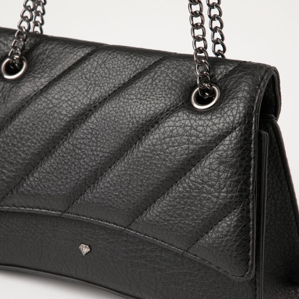 Cartera Bandolera Ecocuero Bourges Negro i-D