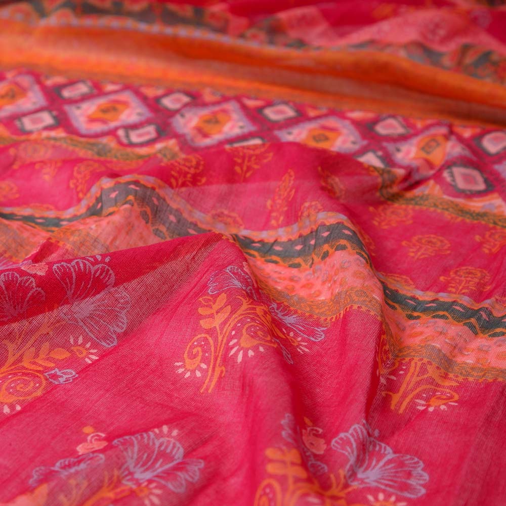 Pañuelo Estampado Montjuic Rosado Humana