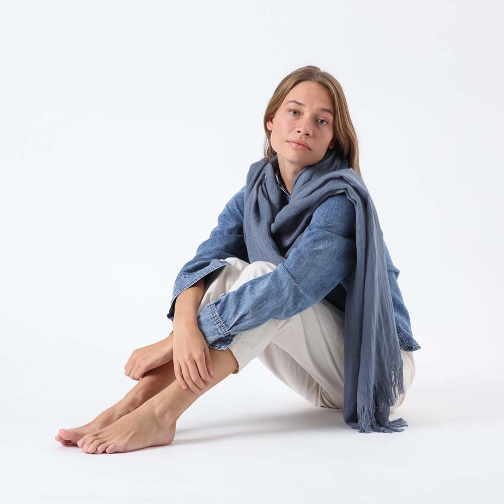 Pañuelo Liso Brest Azul Tatienne