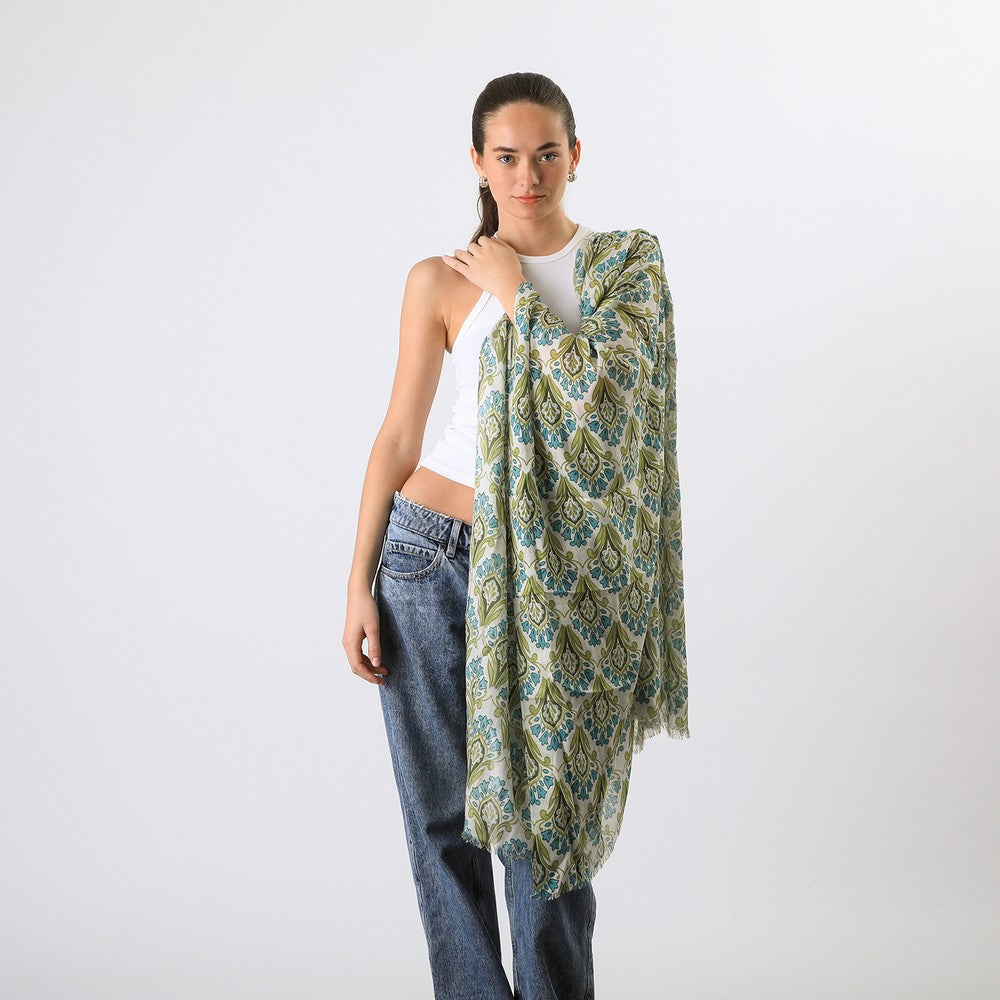 Pañuelo Estampado Derek Verde Humana