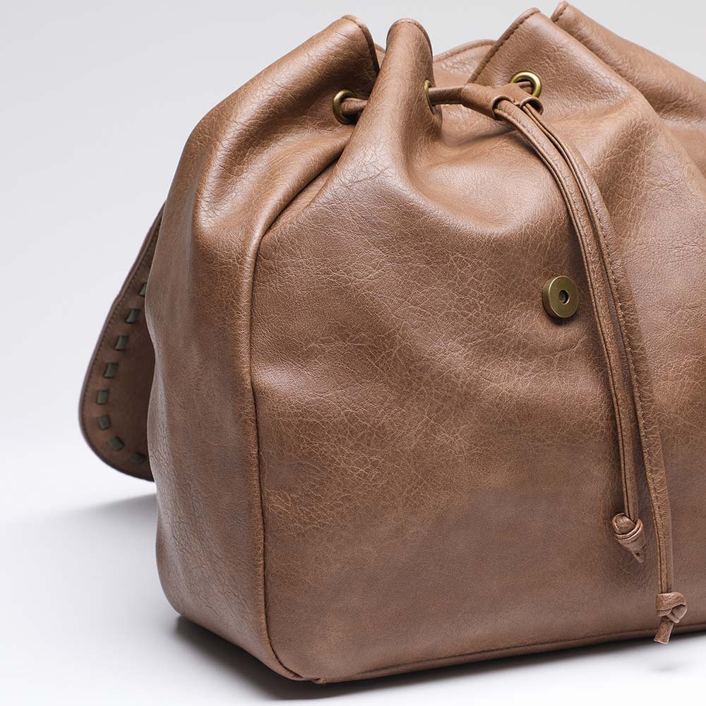 Cartera Cruzada Café Espigas Humana