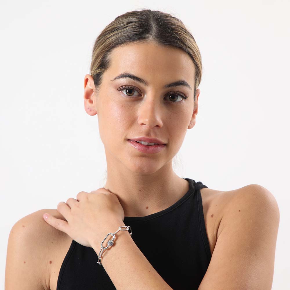 Pulsera Tenerife Plateada Humana