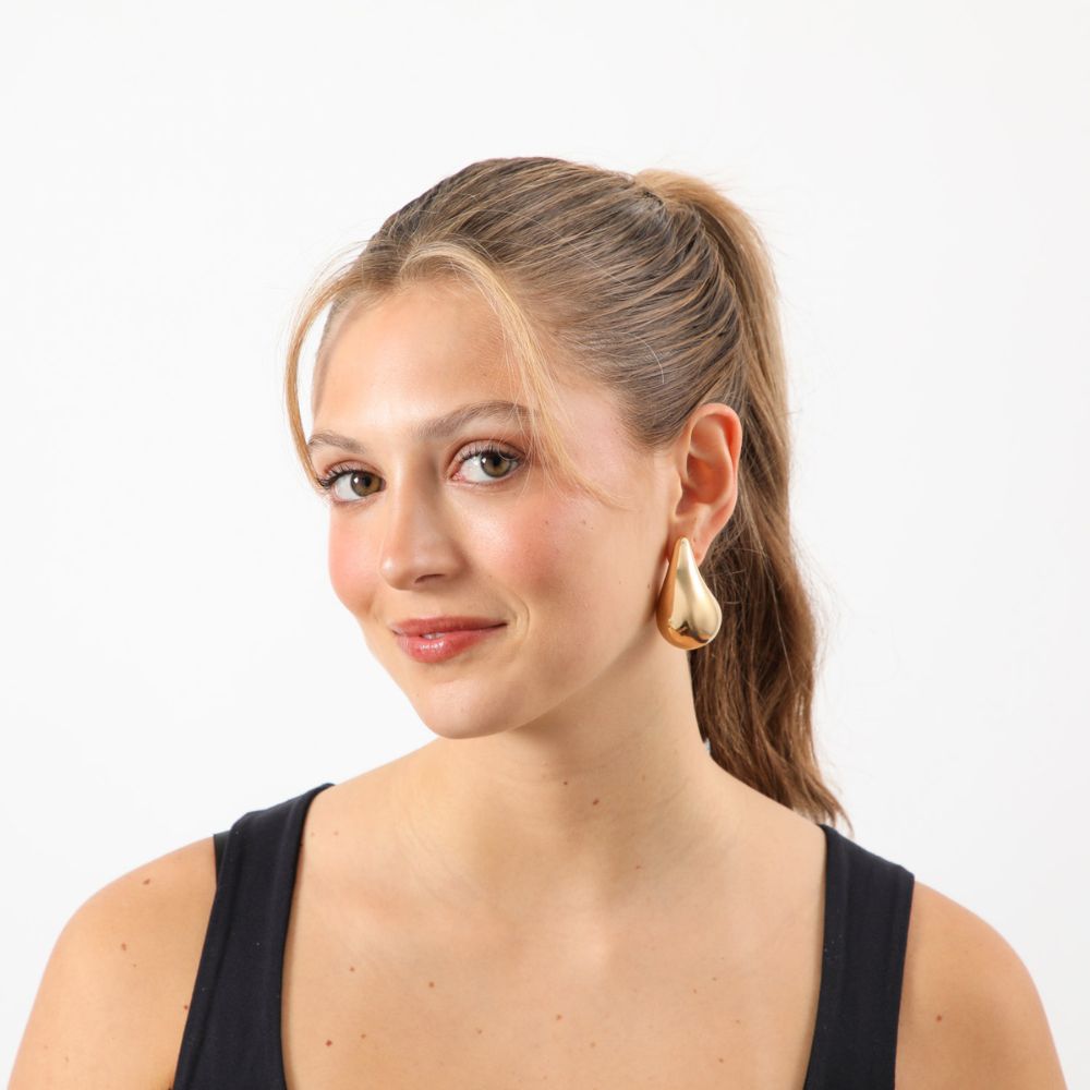 Aros Mediano Fashion Statement 3 Dorado Humana
