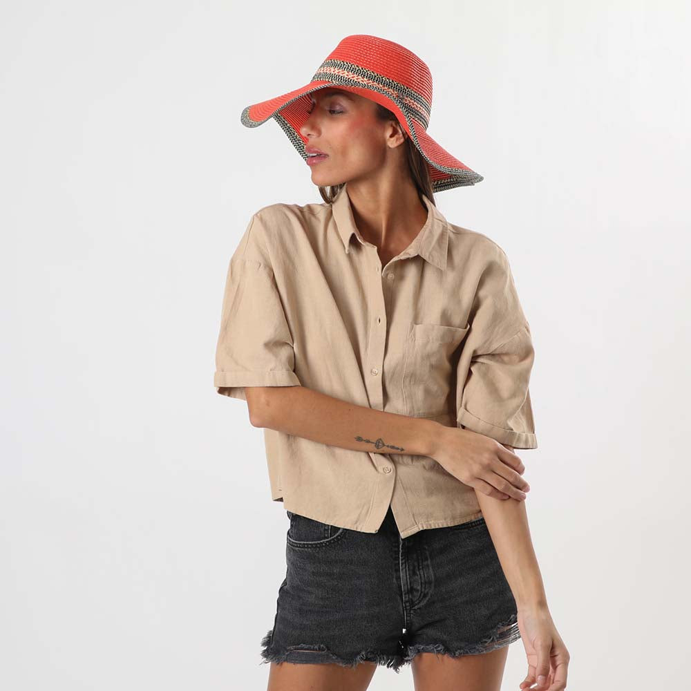 Sombrero Watermelon Rojo Humana