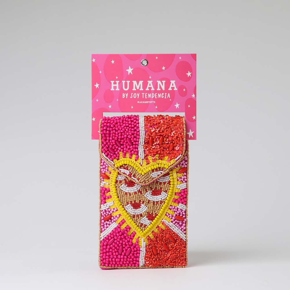 Cartera Mini Bag Garden Fucsia Humana