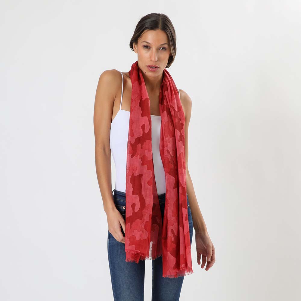 Pañuelo Estampado Army Rojo Humana