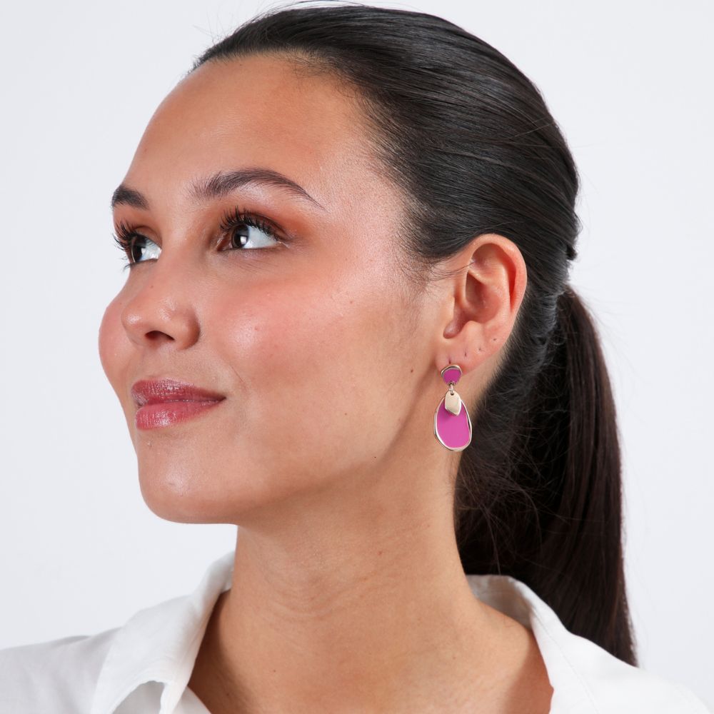 Aros Ovalo Irregular Dorado Tatienne