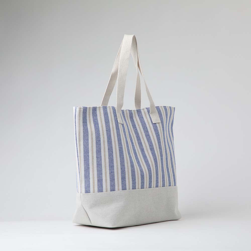 Cartera Hombro Stripes Azul i-D