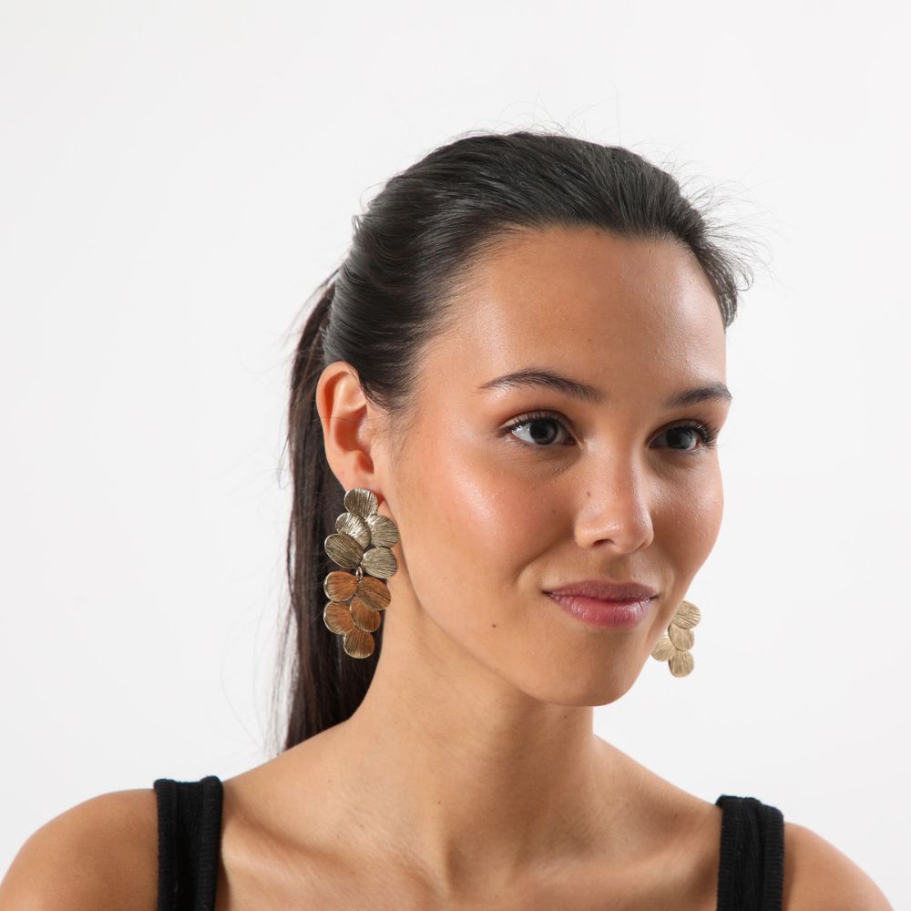 Aros Largo Elisa Dorado Humana