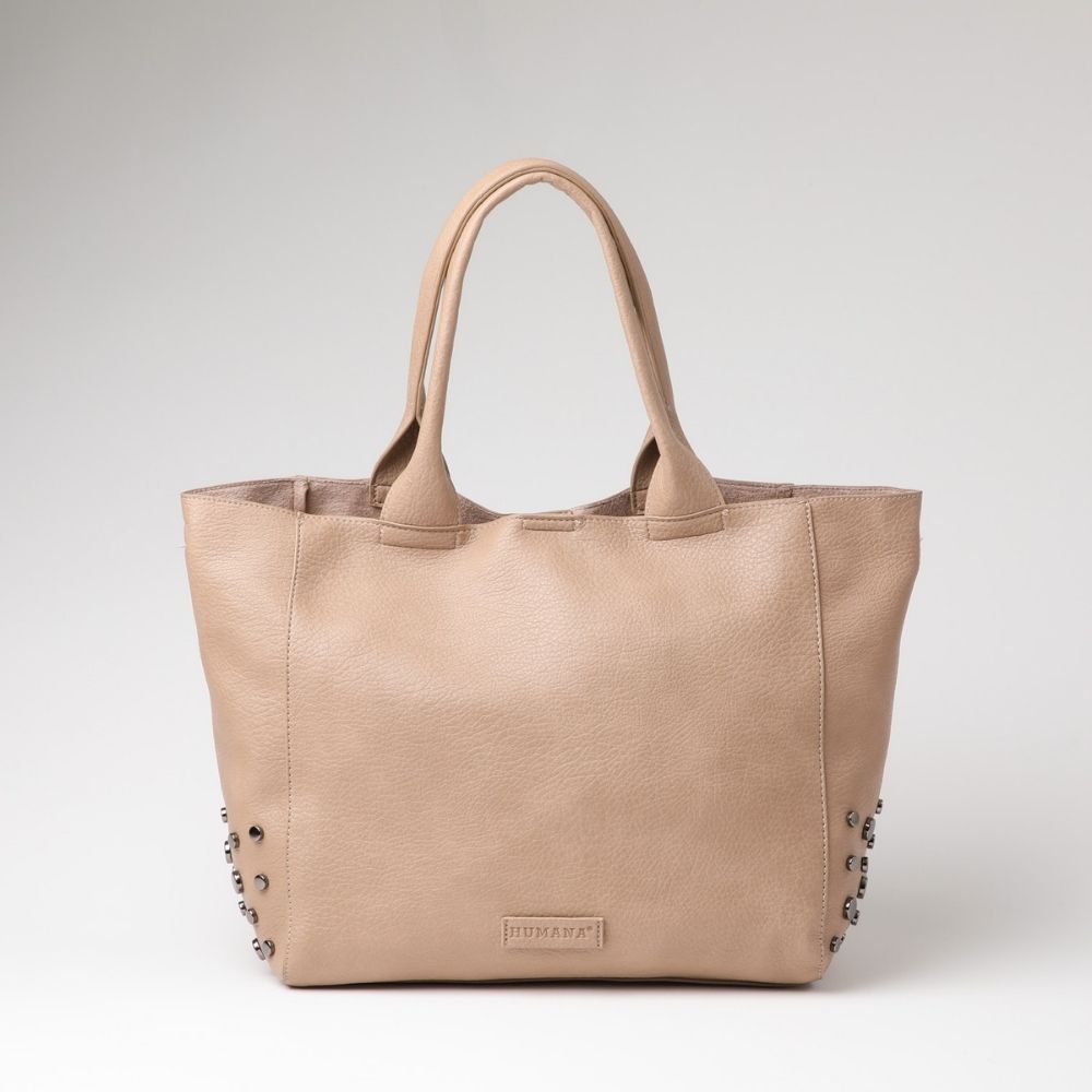 Cartera Hombro Ronda Beige Humana