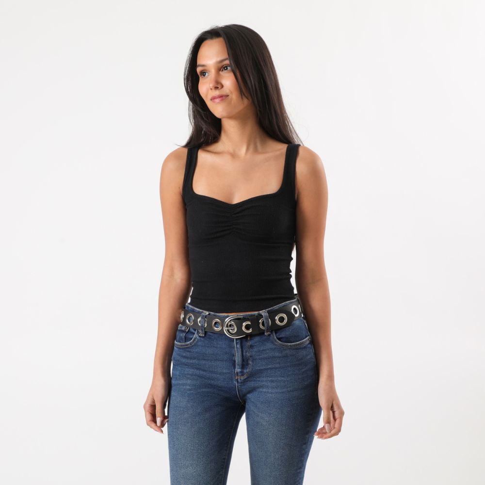 Cinturón Eyelet Negro i-D
