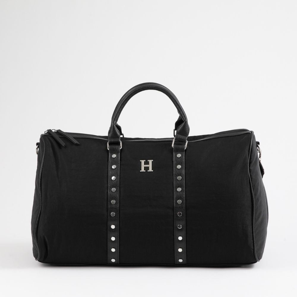 Bolso Ava Nylon Negro Viaje Humana