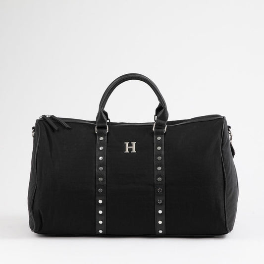Bolso Ava Nylon Negro  Viaje Humana