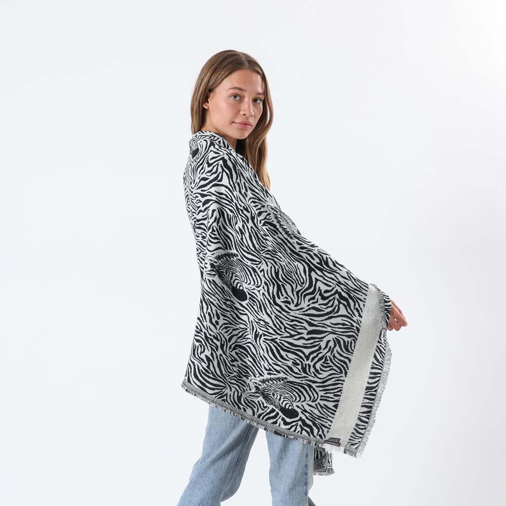 Pañuelo Jacquard Vicar 3428 Negro Humana