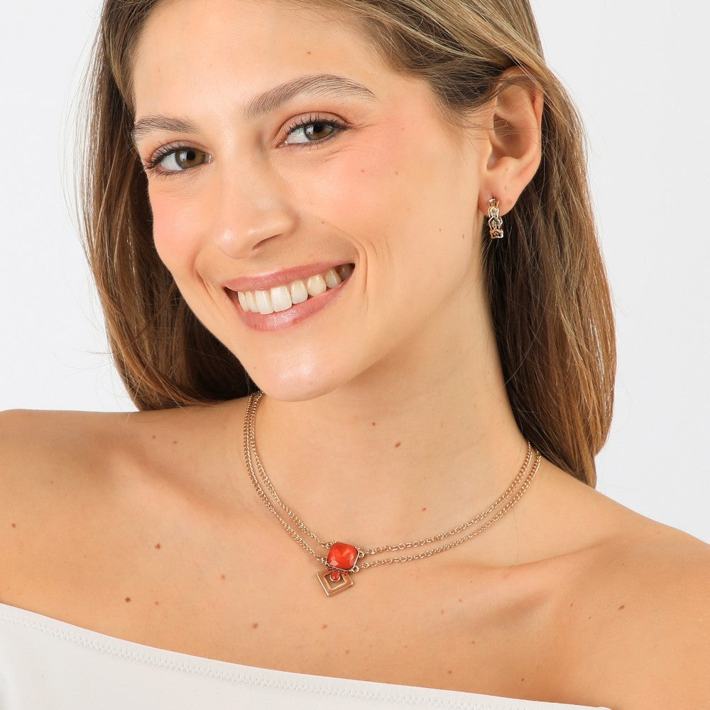 Set De Collar Elvia Dorado Tatienne