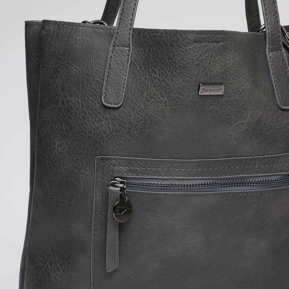 Cartera Hombro Gris Butternut Tatienne