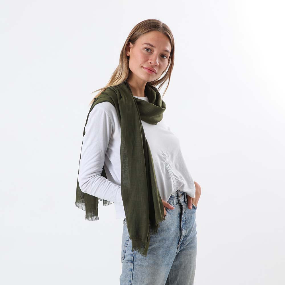 Pañuelo Liso Oleiros Verde Humana