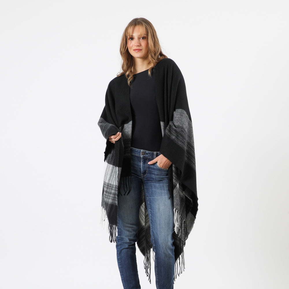 Poncho Madeira Negro I-D