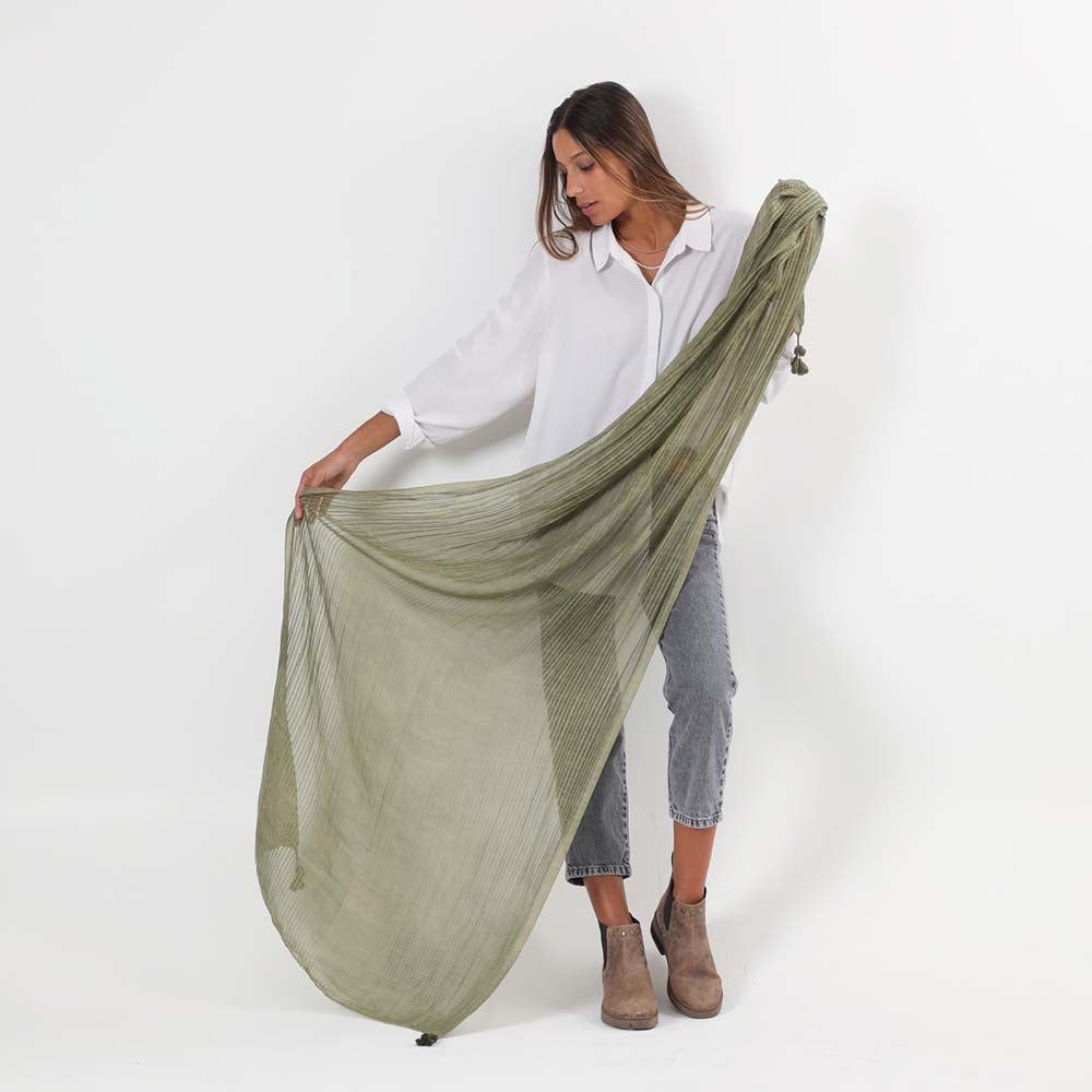 Pañuelo Liso Verde Mate Tatienne