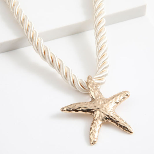 Collar Corto Sea Star Dorado Humana