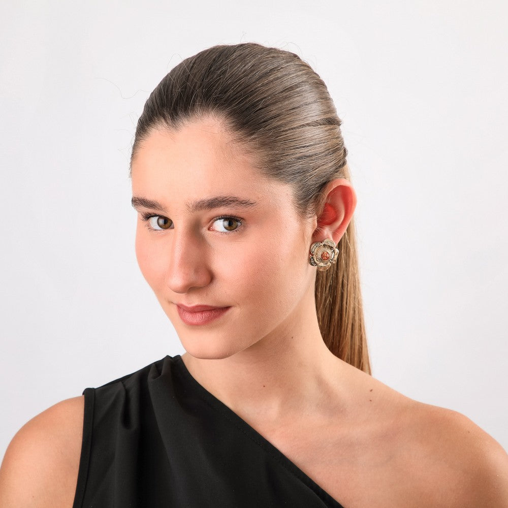 Aros Clip Flin Dorado Humana