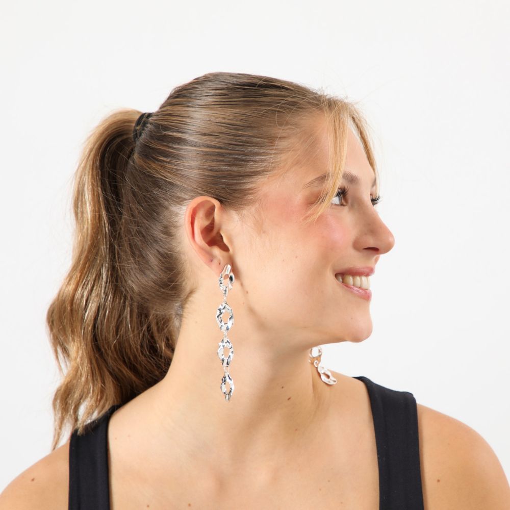 Aros Largo Metal Power 25 Plateado i-D