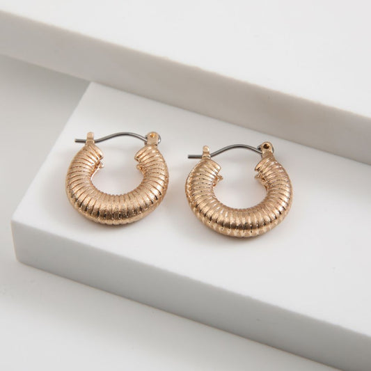 Aros Argolla Worn Dorado Humana