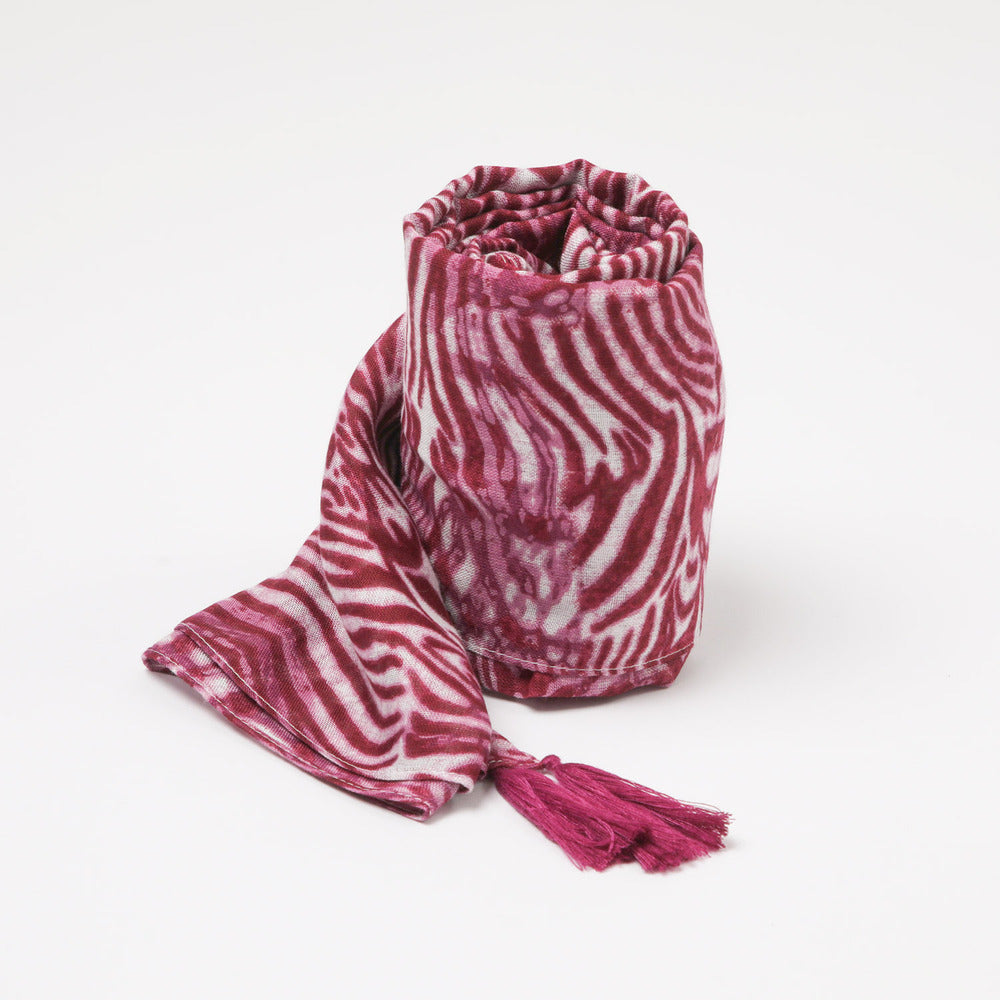Pañuelo Estampado Solano Morado i-D