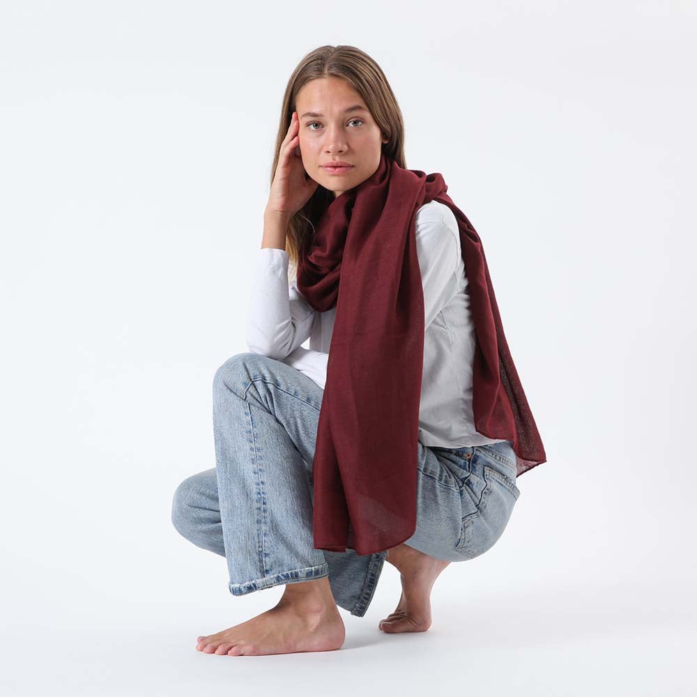 Pañuelo Liso Nerja Rojo Humana