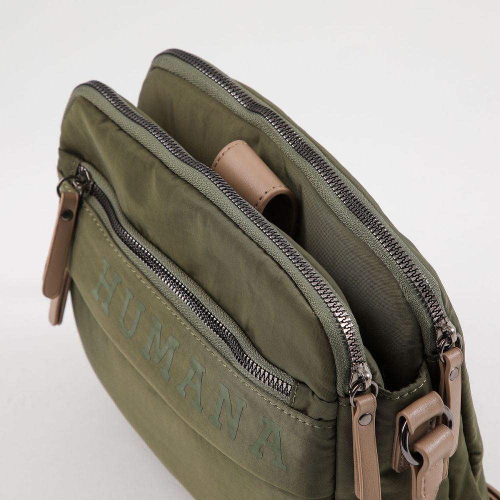 Cartera Bandolera Cosi Nylon Verde Humana