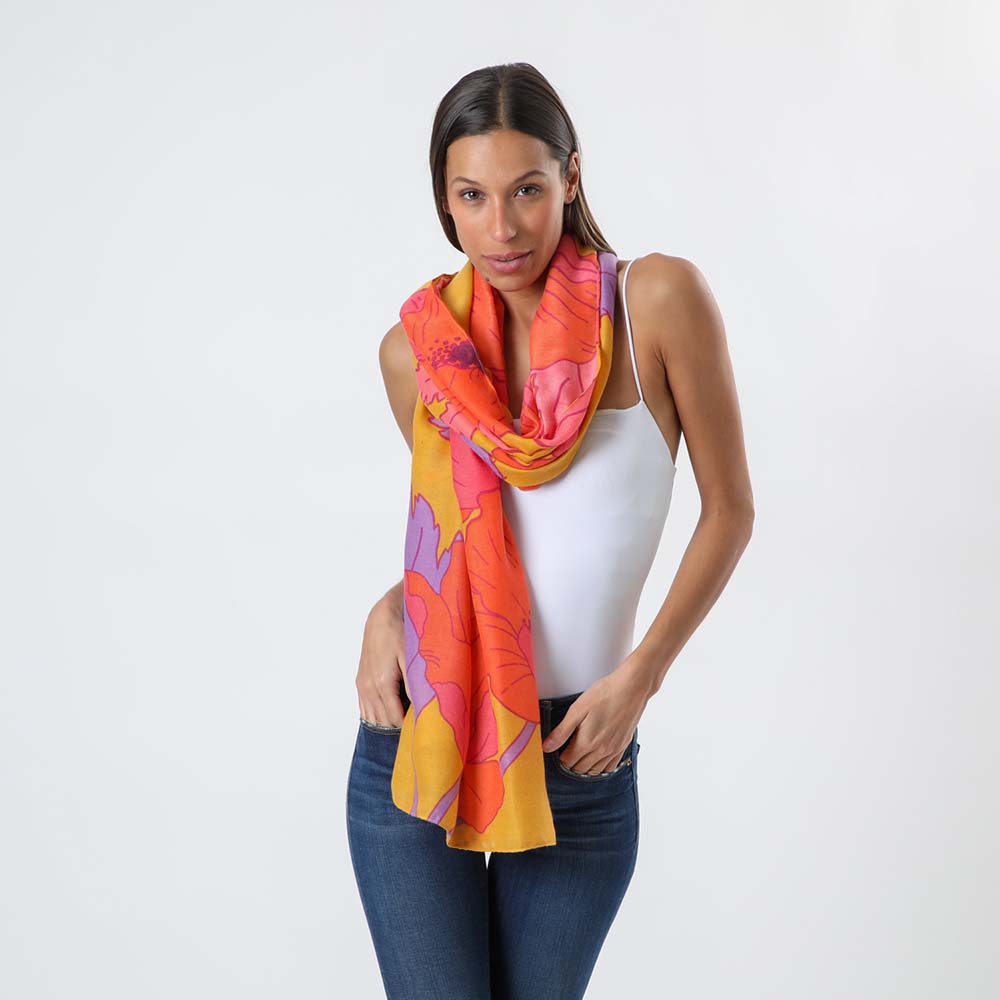 Pañuelo Estampado Hawai Rosado Humana