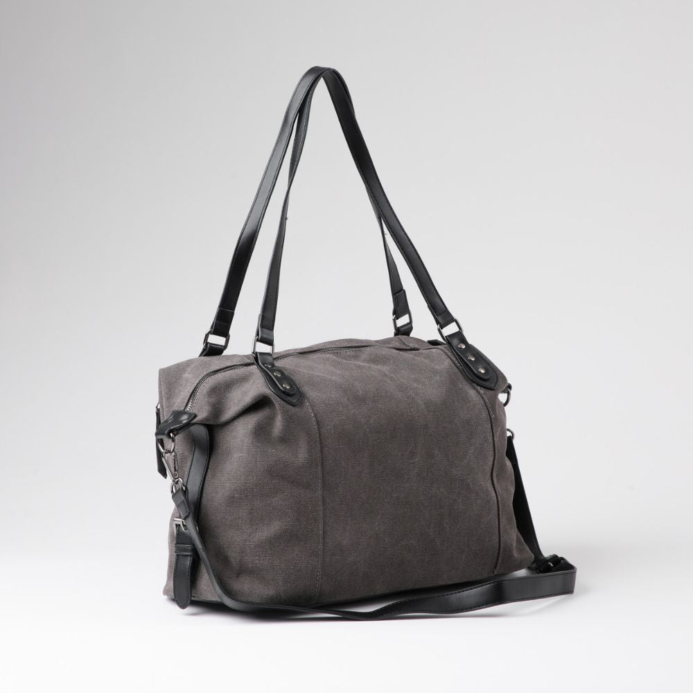 Cartera Hombro Vittoria Canva Gris Humana