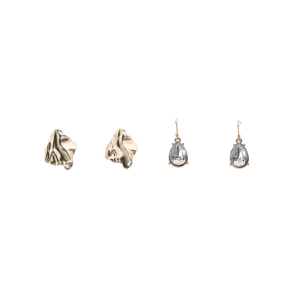 Aros Set Velvet Dorados Tatienne