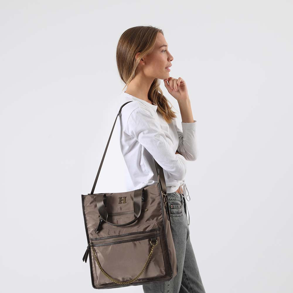 Cartera Hombro Simona Café Humana