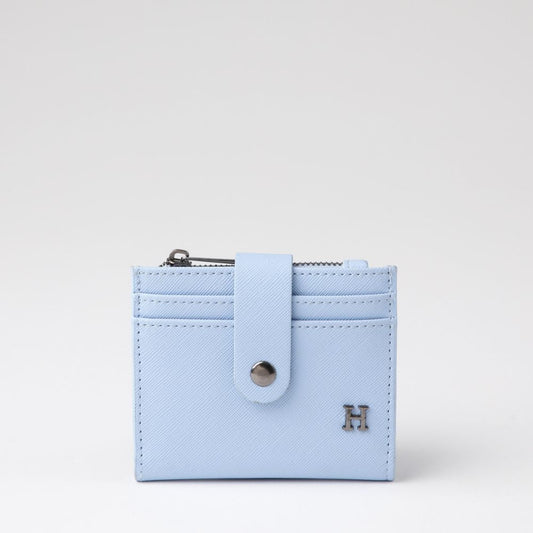 Tarjetero Jesi Ecocuero Celeste Humana