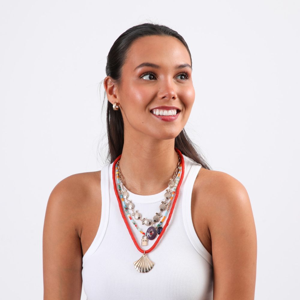 Collar Largo Sea Fish Dorado Humana
