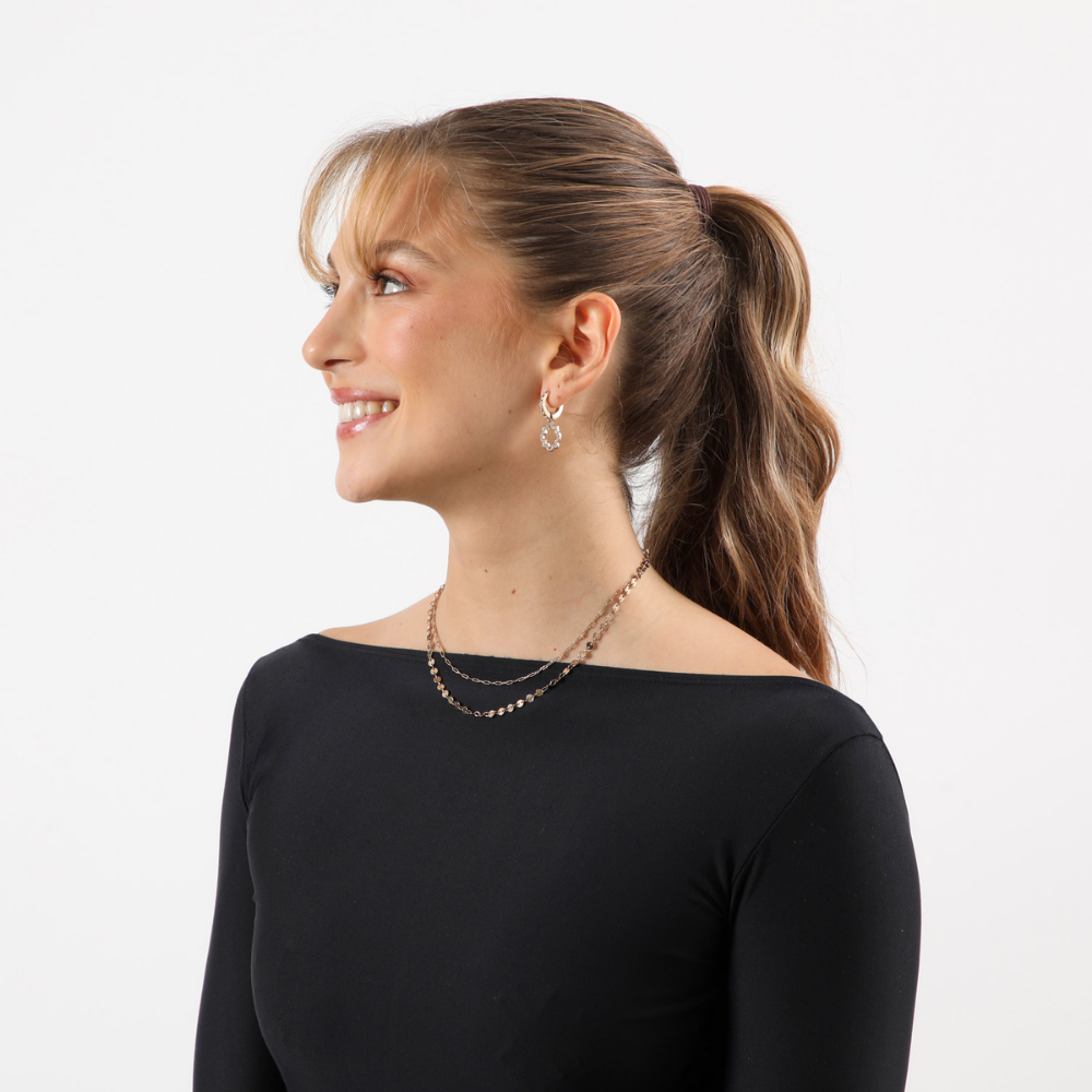 Set Collar Nira Dorado Humana