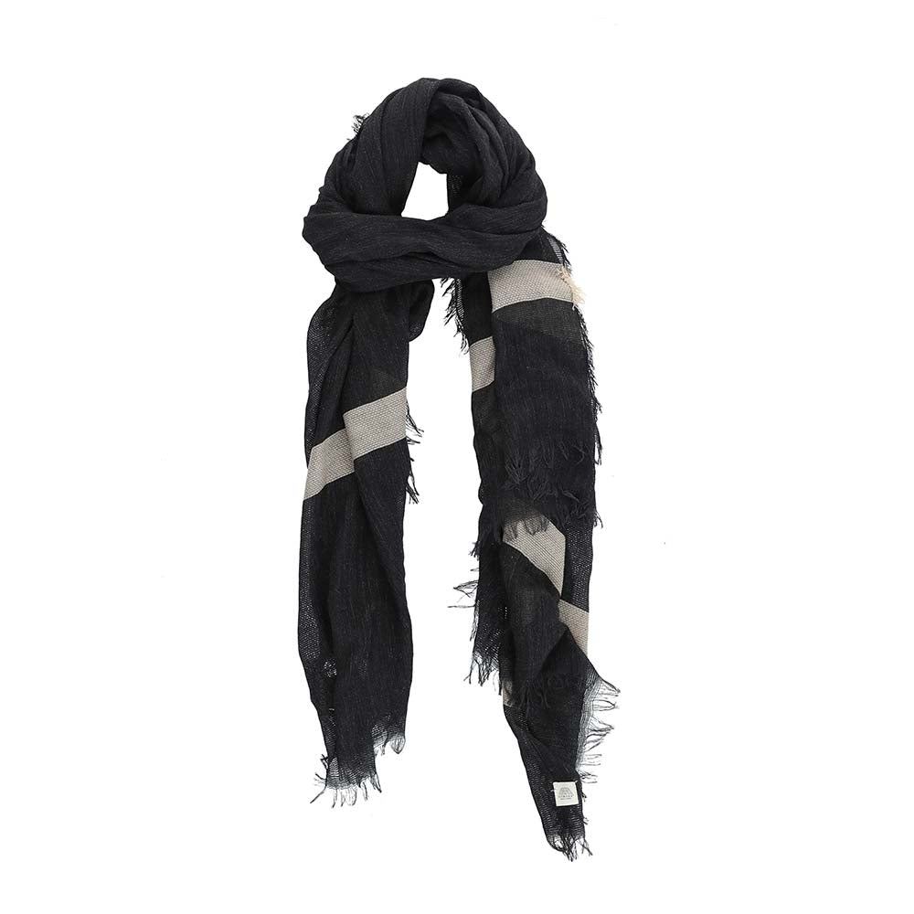 Pañuelo Liso Carbón Negro Humana