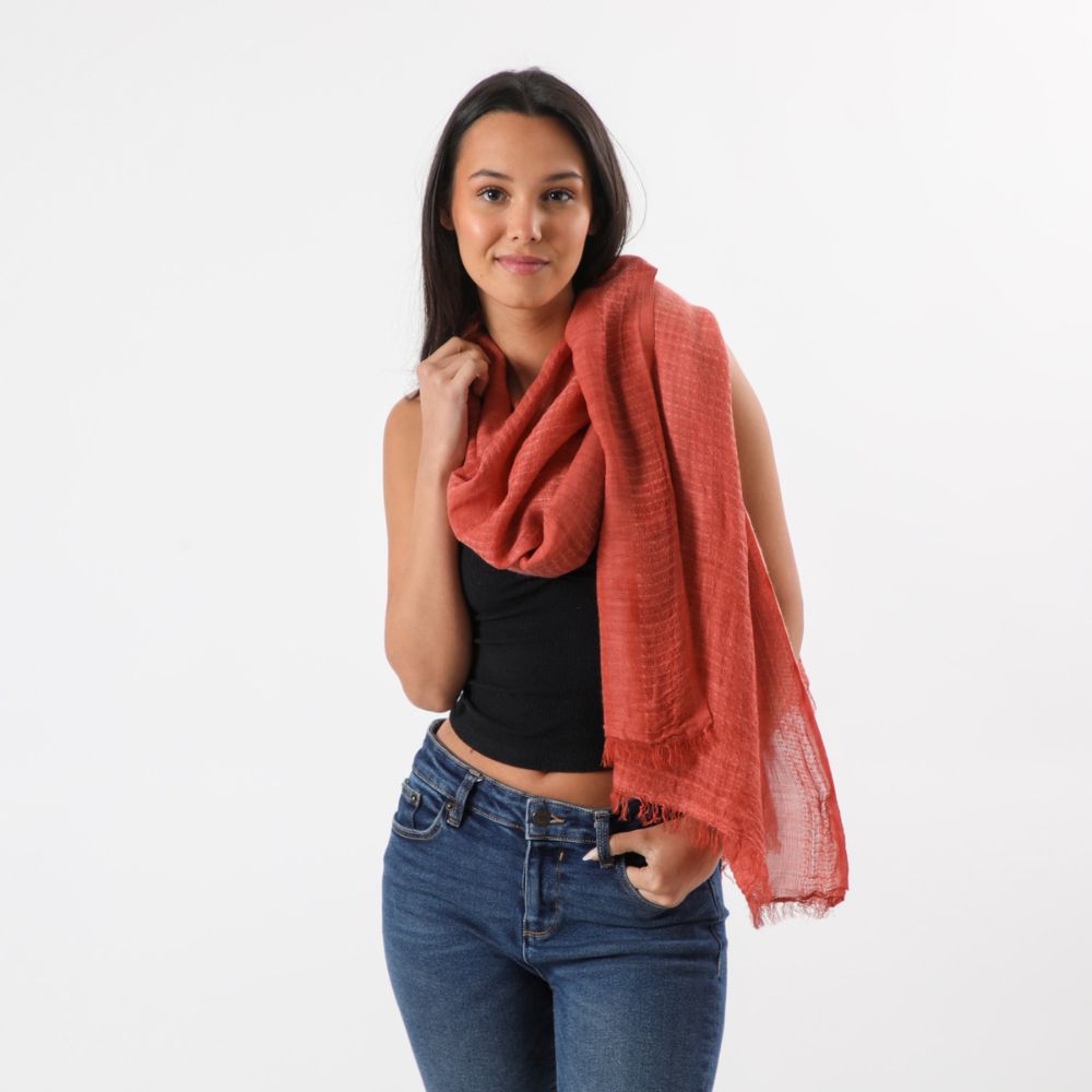 Pañuelo Liso Viena Naranjo Humana