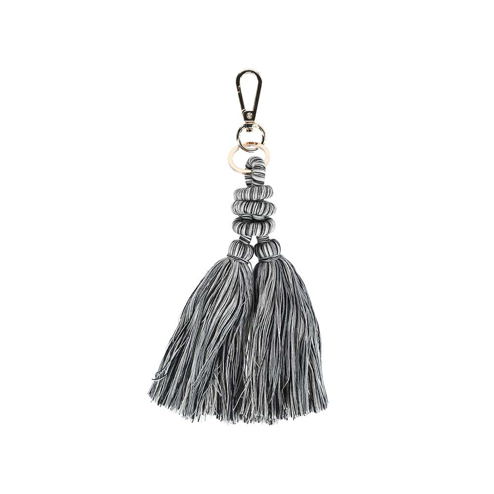 Llavero Borla Gris Tatienne
