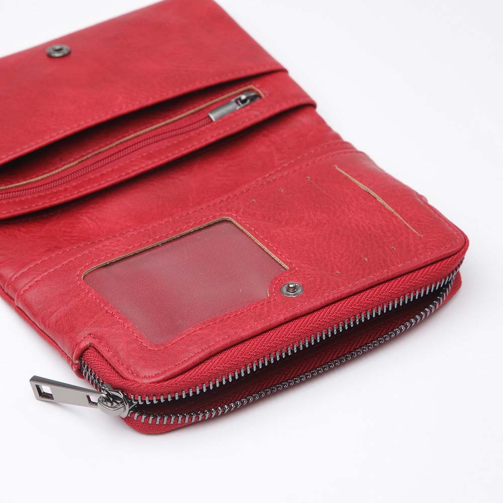 Billetera Pequeñas Clash Roja Humana