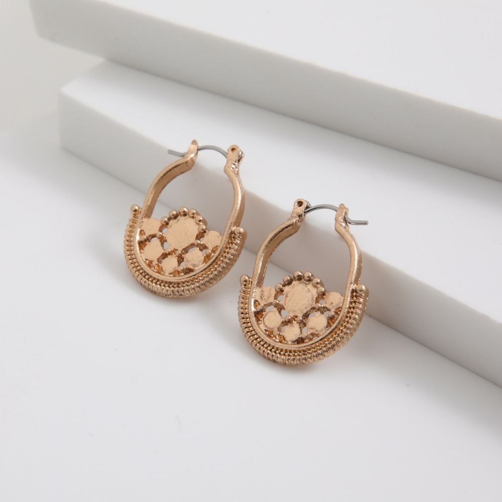 Aros Argolla Iriss Dorado Humana