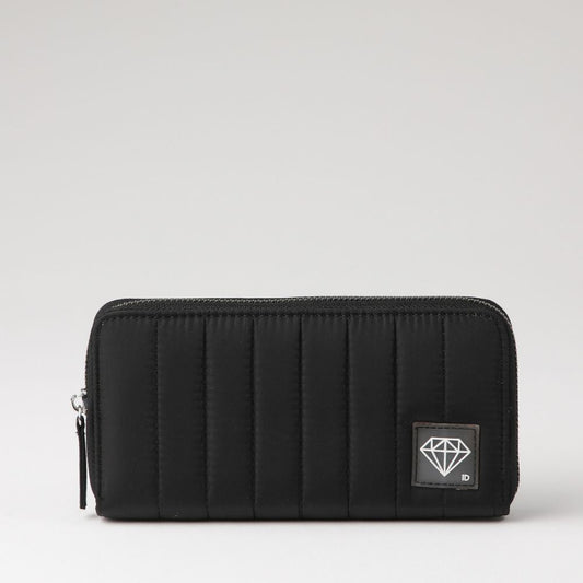 Billetera grande Menorca Nylon negro ID