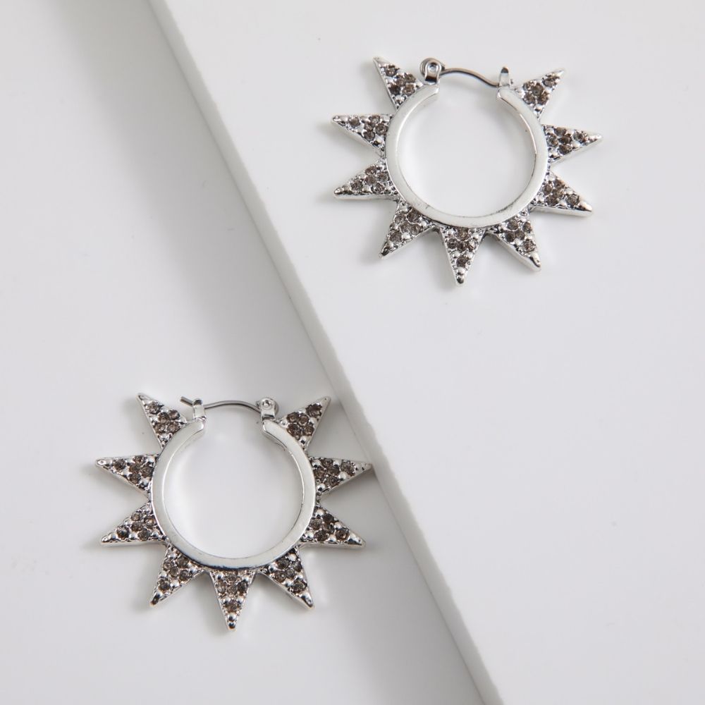 Aros Argolla Tabi Plateado Humana